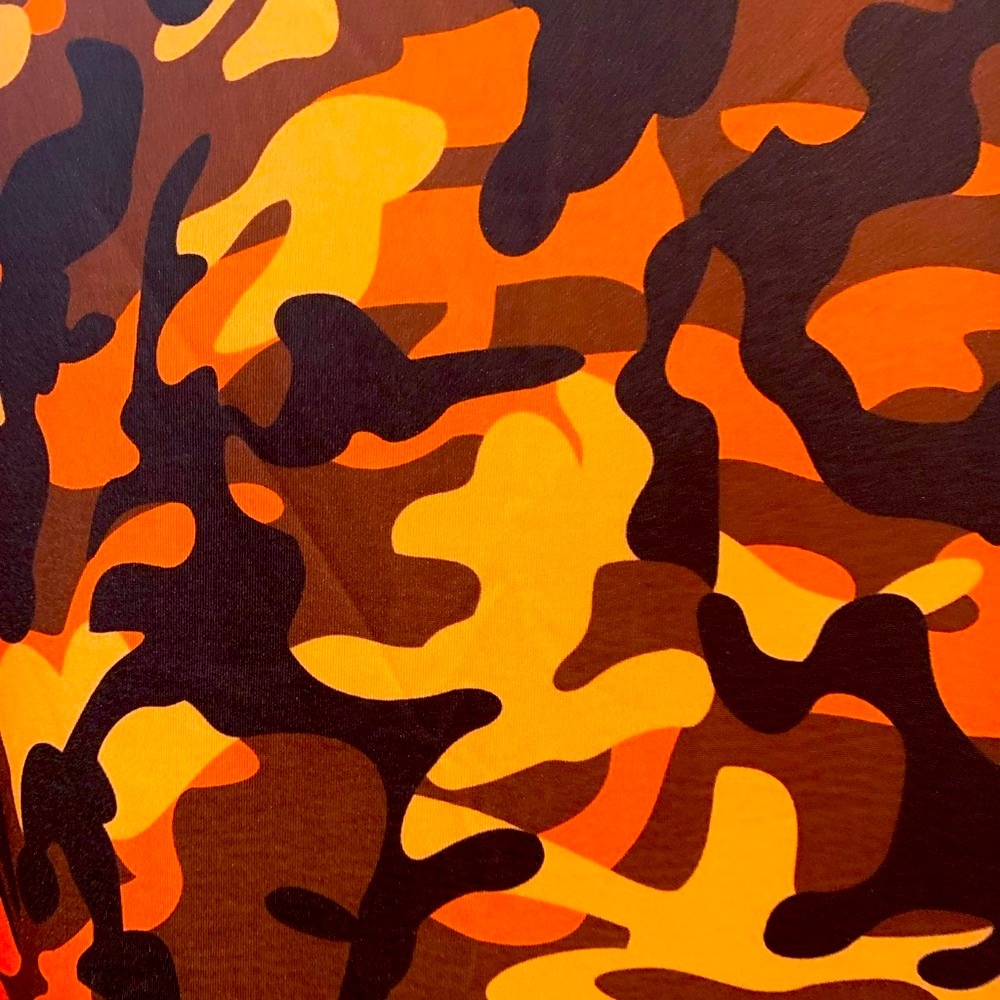 CAMOUFLAGE PRINT DRESS-NO LABEL - Picture 2 of 3
